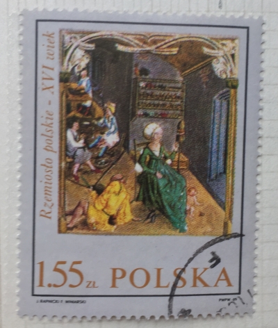 Почтовая марка Польша (Polska) Shoemaker | Год выпуска 1969 | Код каталога Михеля (Michel) PL 1966