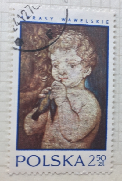 Почтовая марка Польша (Polska) Child holding bird | Год выпуска 1970 | Код каталога Михеля (Michel) PL 2045