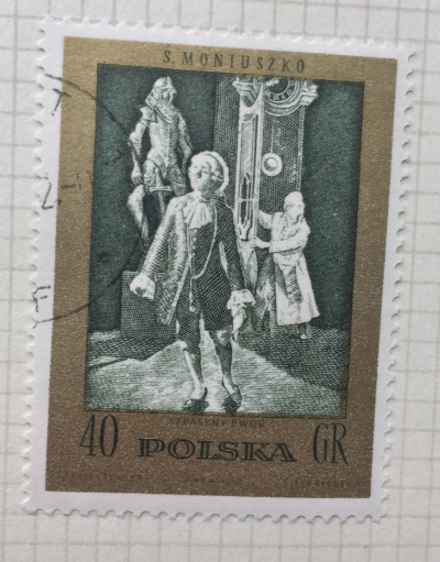 Почтовая марка Польша (Polska) "The Haunted Manor" (opera) | Год выпуска 1972 | Код каталога Михеля (Michel) PL 2176
