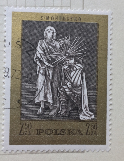 Почтовая марка Польша (Polska) "Pariah" (opera) | Год выпуска 1972 | Код каталога Михеля (Michel) PL 2181