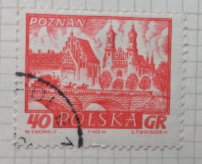 Почтовая марка Польша (Polska) Poznan | Год выпуска 1960 | Код каталога Михеля (Michel) PL 1191