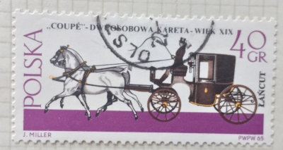 Почтовая марка Польша (Polska) Coupe | Год выпуска 1965 | Код каталога Михеля (Michel) PL 1645