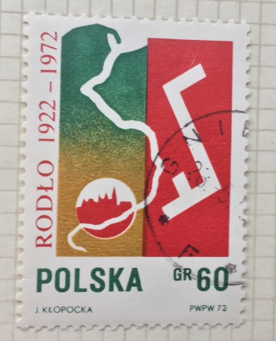 Почтовая марка Польша (Polska) Vistula and Cracow | Год выпуска 1972 | Код каталога Михеля (Michel) PL 2160