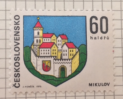 Почтовая марка Чехословакия (Ceskoslovensko ) Mikulov | Год выпуска 1975 | Код каталога Михеля (Michel) CS 2144