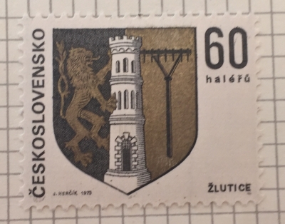 Почтовая марка Чехословакия (Ceskoslovensko ) Žlutice | Год выпуска 1973 | Код каталога Михеля (Michel) CS 2146
