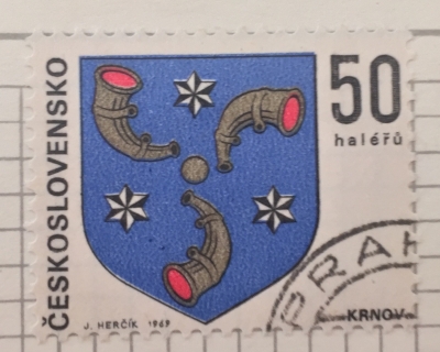 Почтовая марка Чехословакия (Ceskoslovensko ) Krnov | Год выпуска 1969 | Код каталога Михеля (Michel) CS 1907