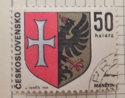 Почтовая марка Чехословакия (Ceskoslovensko ) Manětín | Год выпуска 1969 | Код каталога Михеля (Michel) CS 1909