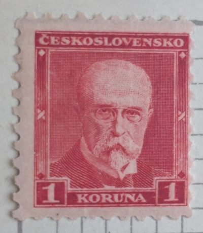 Почтовая марка Чехословакия (Ceskoslovensko ) Tomáš Garrigue Masaryk (1850-1937), president | Год выпуска 1930 | Код каталога Михеля (Michel) CS 297A