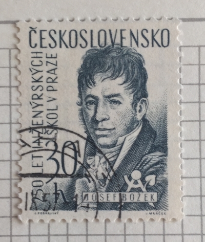 Почтовая марка Чехословакия (Ceskoslovensko) Josef Božek (1782-1835) | Год выпуска 1957 | Код каталога Михеля (Michel) CS 1024