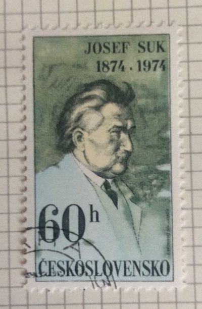 Почтовая марка Чехословакия (Ceskoslovensko) Josef Suk (1874-1935) | Год выпуска 1974 | Код каталога Михеля (Michel) CS 2181
