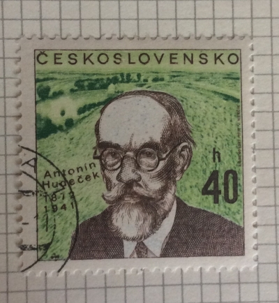 Почтовая марка Чехословакия (Ceskoslovensko) Antonín Hudeček (1872-1941) | Год выпуска 1972 | Код каталога Михеля (Michel) CS 2074