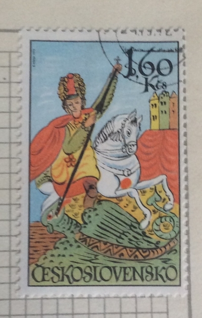 Почтовая марка Чехословакия (Ceskoslovensko) St. George | Год выпуска 1972 | Код каталога Михеля (Michel) CS 2100