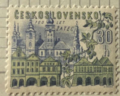 Почтовая марка Чехословакия (Ceskoslovensko ) Frýdek-Místek | Год выпуска 1965 | Код каталога Михеля (Michel) CS 1513