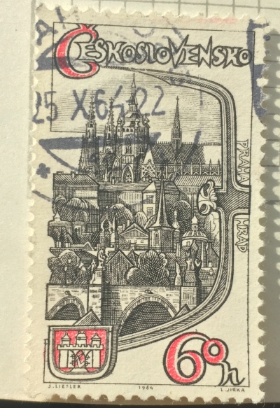 Почтовая марка Чехословакия (Ceskoslovensko ) Hradcany at Prague | Год выпуска 1964 | Код каталога Михеля (Michel) CS 1486