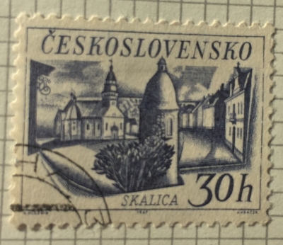 Почтовая марка Чехословакия (Ceskoslovensko ) Skalica | Год выпуска 1967 | Код каталога Михеля (Michel) CS 1721