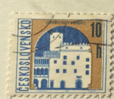 Почтовая марка Чехословакия (Ceskoslovensko ) Jindřichův Hradec | Год выпуска 1965 | Код каталога Михеля (Michel) CS 1575x