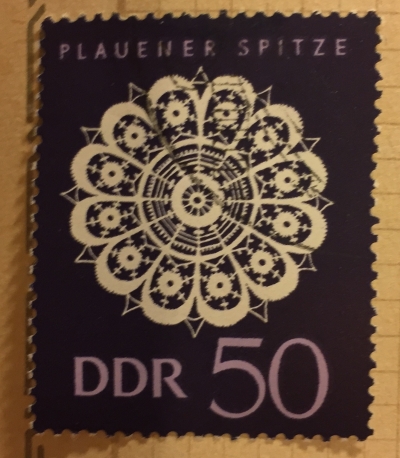 Почтовая марка ГДР (DDR) Plauener Spitze | Год выпуска 1966 | Код каталога Михеля (Michel) DD 1188