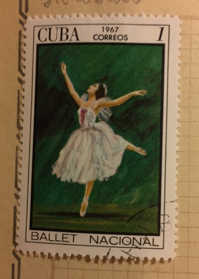 Почтовая марка Куба (Cuba correos) Giselle | Год выпуска 1967 | Код каталога Михеля (Michel) CU 1302