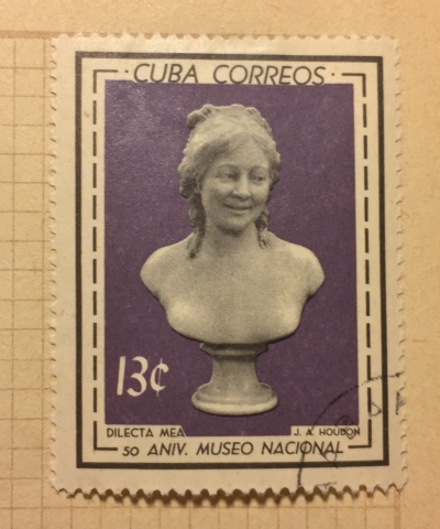 Почтовая марка Куба (Cuba correos) J.A. Houdon, Dilecta mea | Год выпуска 1964 | Код каталога Михеля (Michel) CU 878