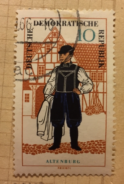 Почтовая марка ГДР (DDR) Altenburg | Год выпуска 1966 | Код каталога Михеля (Michel) DD 1215