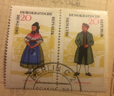 Почтовая марка ГДР (DDR) Thüringen | Год выпуска 1964 | Код каталога Михеля (Michel) DD 1078-1079