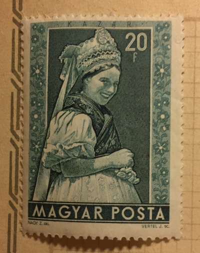 Почтовая марка Венгрия (Magyar Posta) Kazár | Год выпуска 1953 | Код каталога Михеля (Michel) HU 1330