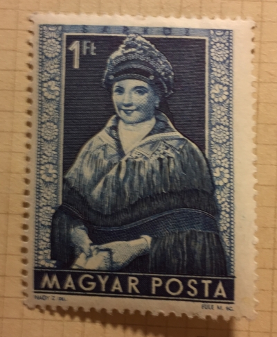 Почтовая марка Венгрия (Magyar Posta) Sárköz | Год выпуска 1953 | Код каталога Михеля (Michel) HU 1334