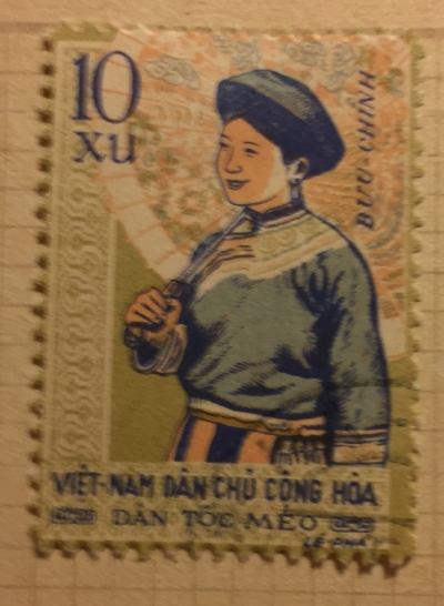 Почтовая марка Вьетнам (Vietnam) Costume Meo | Год выпуска 1960 | Код каталога Михеля (Michel) VN 117