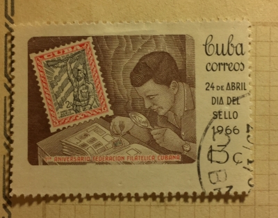 Почтовая марка Куба (Cuba correos) Stamp collectors, stamp Michel number. 615 | Год выпуска 1966 | Код каталога Михеля (Michel) CU 1166