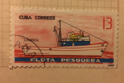Почтовая марка Куба (Cuba correos) Lambda | Год выпуска 1965 | Код каталога Михеля (Michel) CU 1003