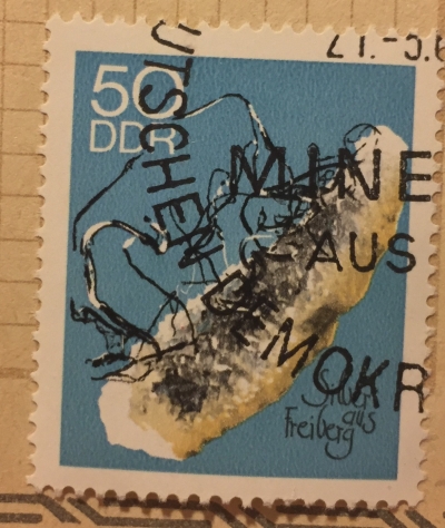 Почтовая марка ГДР (DDR) Silver from Freiberg | Год выпуска 1969 | Код каталога Михеля (Michel) DD 1473