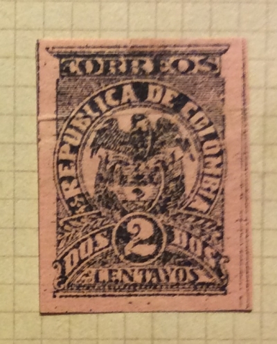 Почтовая марка Колумбия (Republica de Colombia correos) Shield of Arms, Republic of Colombia | Год выпуска 1902 | Код каталога Михеля (Michel) CO 143B