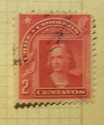 Почтовая марка Чили (Chili correos) Christopher Columbus (1451-1506) | Год выпуска 1905 | Код каталога Михеля (Michel) CL 65