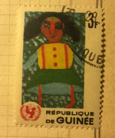 Почтовая марка Гвинея (Republique du Guinee) Woman | Год выпуска 1966 | Код каталога Михеля (Michel) GN 403