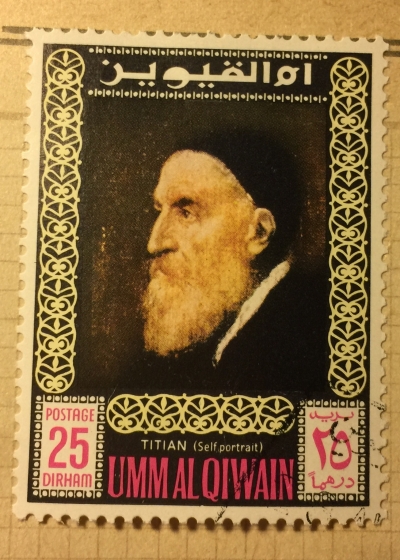 Почтовая марка Умм-эль-Кайвайн (Umm al Qiwain ) Titian (1570) | Год выпуска 1967 | Код каталога Михеля (Michel) UM 200A