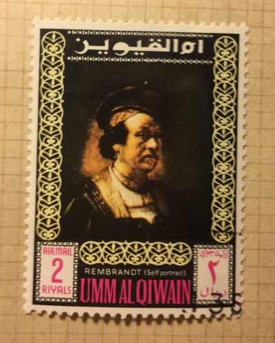 Почтовая марка Умм-эль-Кайвайн (Umm al Qiwain ) Rembrandt | Год выпуска 1967 | Код каталога Михеля (Michel) UM 206A