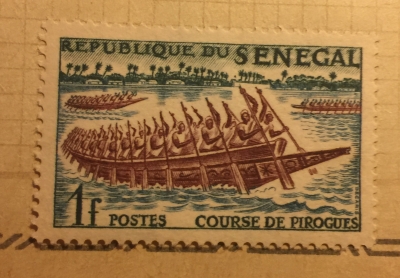 Почтовая марка Сенегал (Rebulique du Senegal) Sports and Entertainment native | Год выпуска 1961 | Код каталога Михеля (Michel) SN 246
