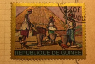 Почтовая марка Республика Гвинея (Rebulique de Guinee) Kankan - Upper Guinea | Год выпуска 1968 | Код каталога Михеля (Michel) GN 470