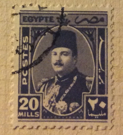 Почтовая марка Египет (Postes Egypte) King Farouk (1920-1965) | Год выпуска 1927 | Код каталога Михеля (Michel) EG 276