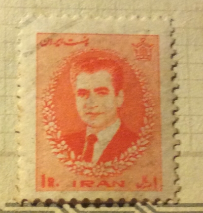 Почтовая марка Иран (Postes Persanes) Mohammad Rezā Shāh Pahlavī (1919-1980) | Год выпуска 1964 | Код каталога Михеля (Michel) IR 1198