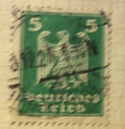 Почтовая марка Германия (Deutiches Reich) Adler. Definitives. | Год выпуска 1924 | Код каталога Михеля (Michel) DR 356X