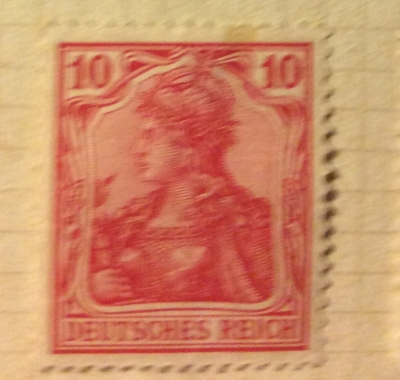Почтовая марка Германия (Deutiches Reich) Germania - Inscription "DEUTSCHES REICH" | Год выпуска 1902 | Код каталога Михеля (Michel) DR 71