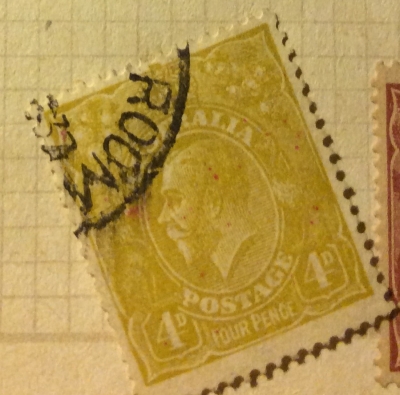 Почтовая марка Австралия (Postage Australia) King George V | Год выпуска 1915 | Код каталога Михеля (Michel) AU 36XAb