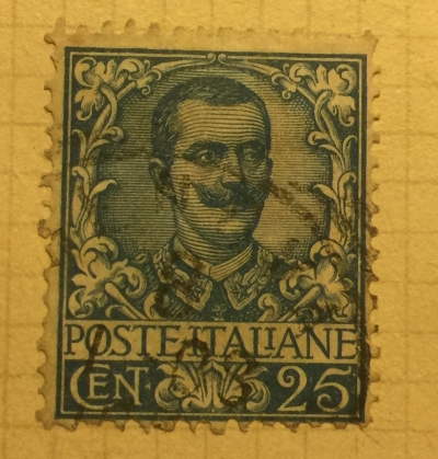 Почтовая марка Италия (Poste Italiane) Effigy of Vittorio Emanuele III and floreal ornaments | Год выпуска 1901 | Код каталога Михеля (Michel) IT 79