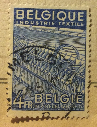 Почтовая марка Бельгия (Belgium) Export promotion - Textile Industry | Год выпуска 1948 | Код каталога Михеля (Michel) BE 812