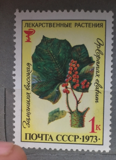 Почтовая марка СССР Заманиха высокая | Год выпуска 1973 | Код по каталогу Загорского 4209