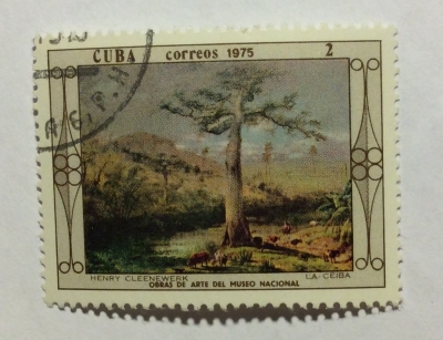 Почтовая марка Куба (Cuba correos) Henry Cleenewerk : La Ceiba | Год выпуска 1975 | Код каталога Михеля (Michel) CU 2024