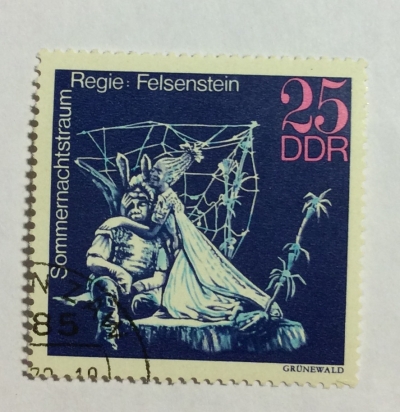 Почтовая марка ГДР (DDR) Summer night dream | Год выпуска 1973 | Код каталога Михеля (Michel) DD 1851
