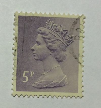 Почтовая марка Великобритания (United Kingdom) Queen Elizabeth II - Decimal Machin | Год выпуска 1971 | Код каталога Михеля (Michel) GB 569.03.1