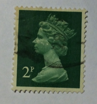 Почтовая марка Великобритания (United Kingdom) Queen Elizabeth II - Decimal Machin | Год выпуска 1971 | Код каталога Михеля (Michel) GB 564C